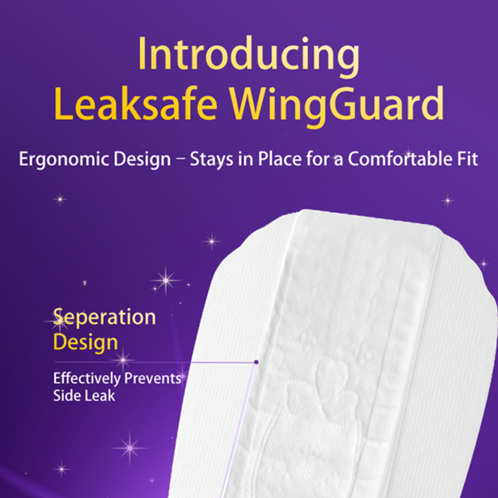 Fluffy Ultra Care Sanitary Pads Night Use 360mm 12pcs
