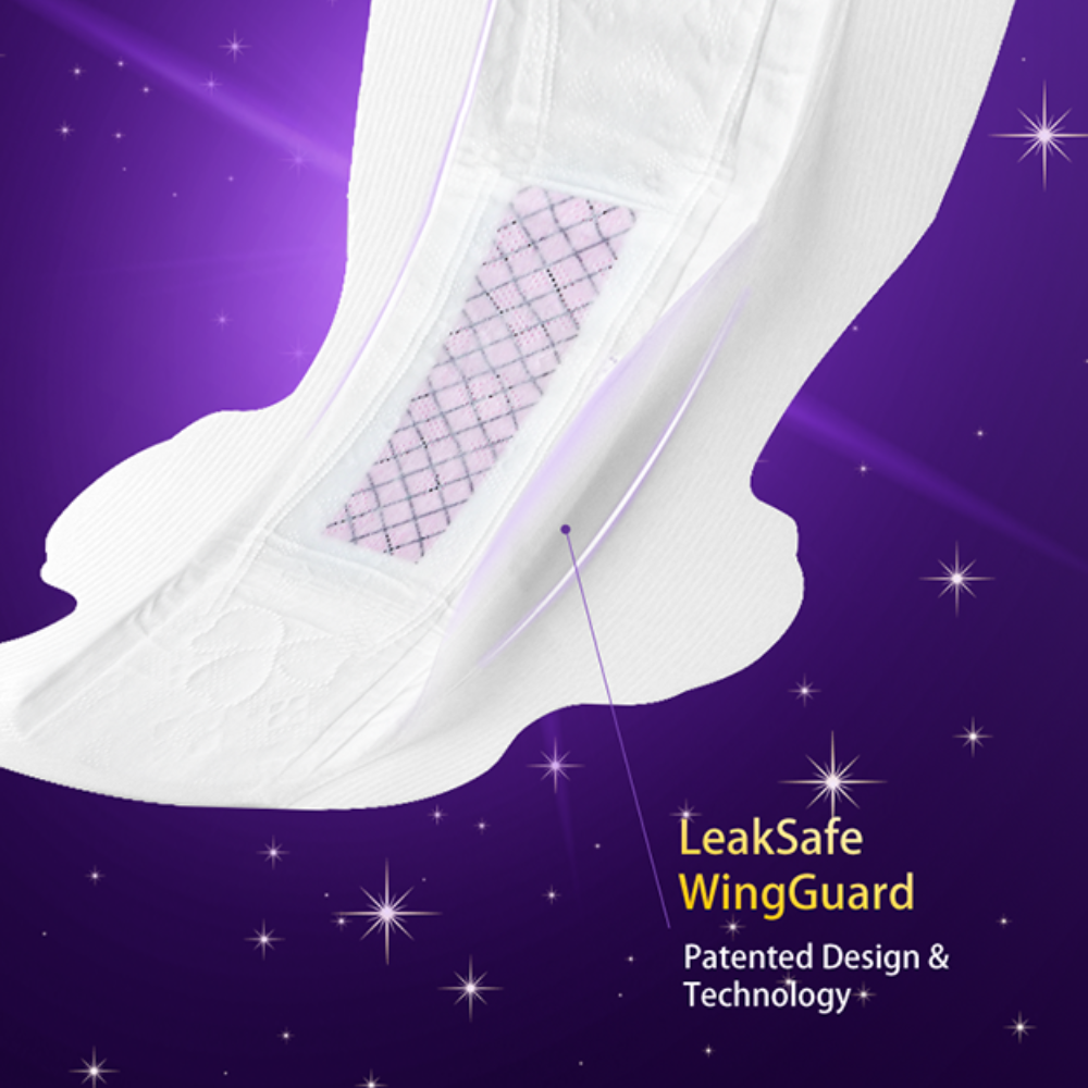 Fluffy Ultra Care Sanitary Pads Night Use 360mm 12pcs