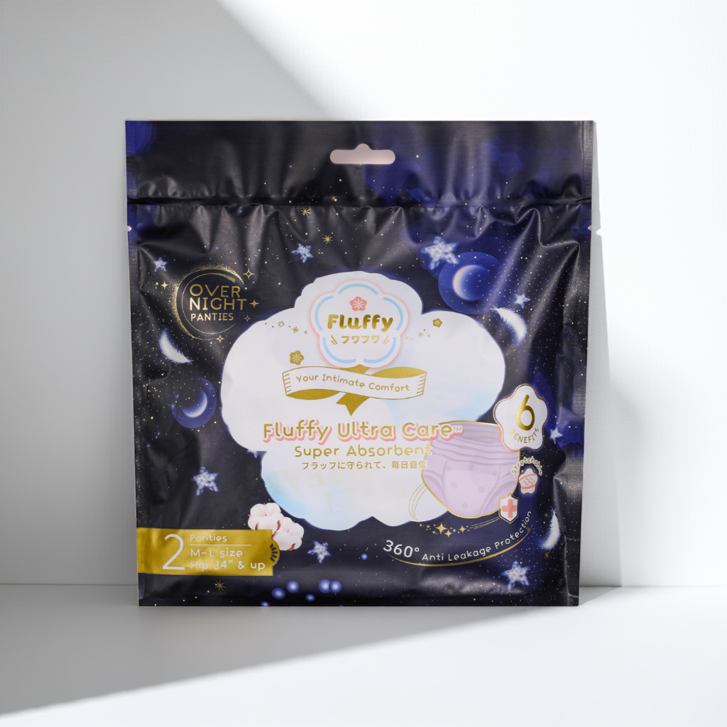 Fluffy Ultra Care Overnight Panties M-L 2 pcs